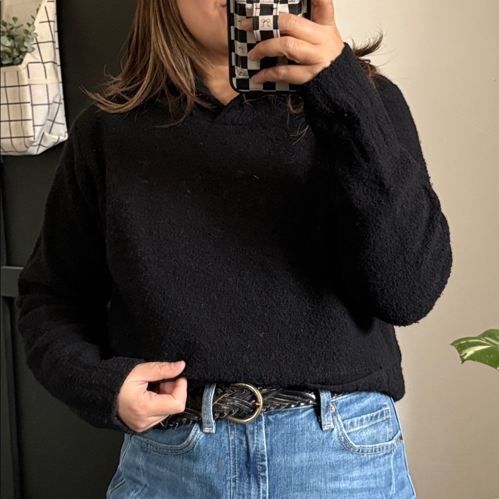 Eileen Fisher Pullover Collared 90%Wool Blend Sweater. Size M — image 6 of 8
